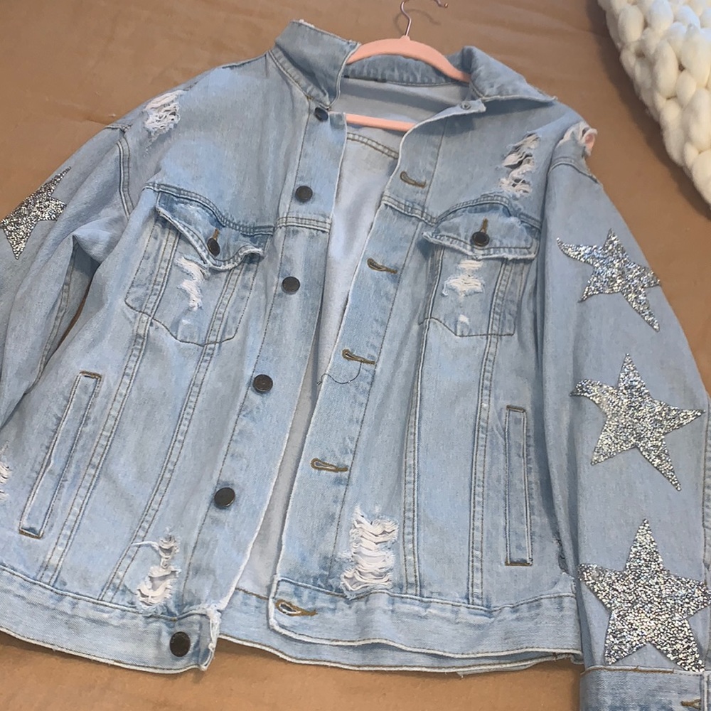 Denim star jacket